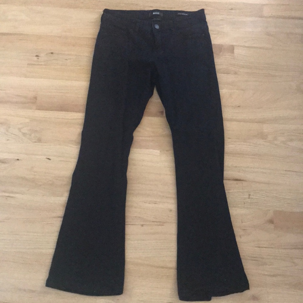 Black BDG Bootcut Jeans (Urban Outfitters)
